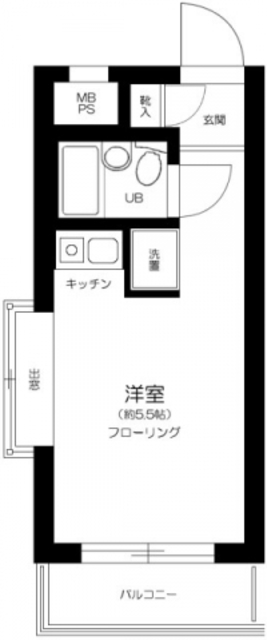 品川区中延のマンションの間取り