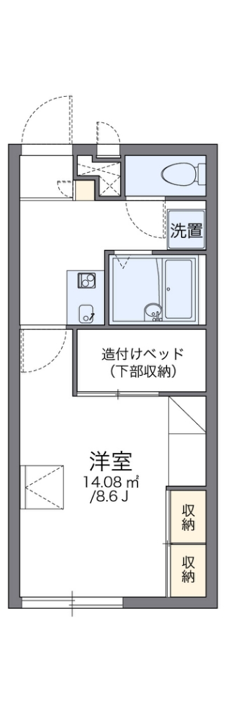 レオパレス日吉の間取り