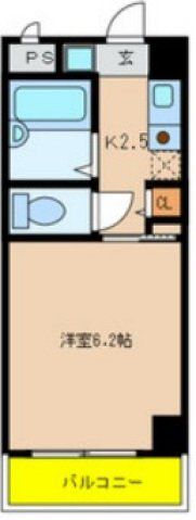 東大阪市中野のマンションの間取り