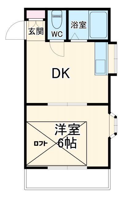 グリーンターフ鬼高の間取り