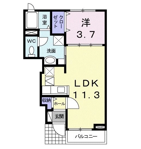 プロムナードVの間取り