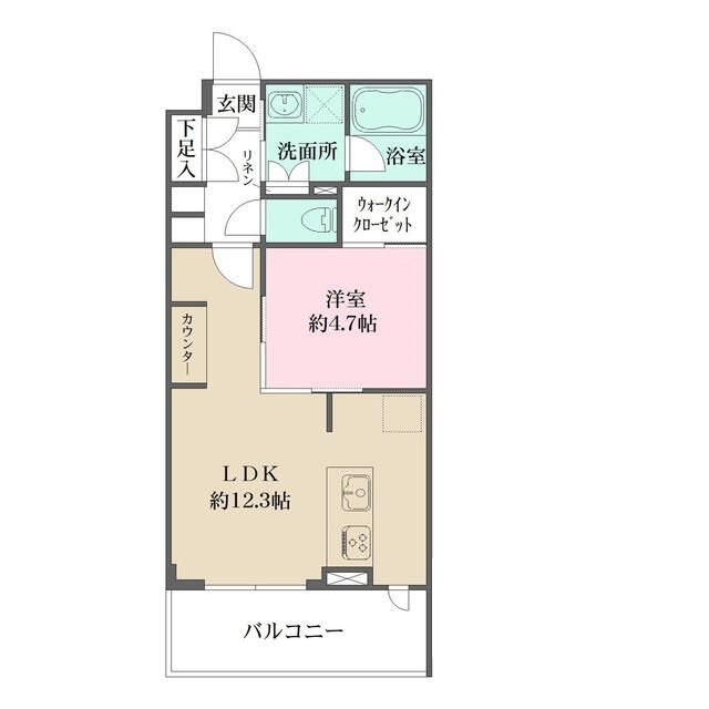 文京区春日のマンションの間取り