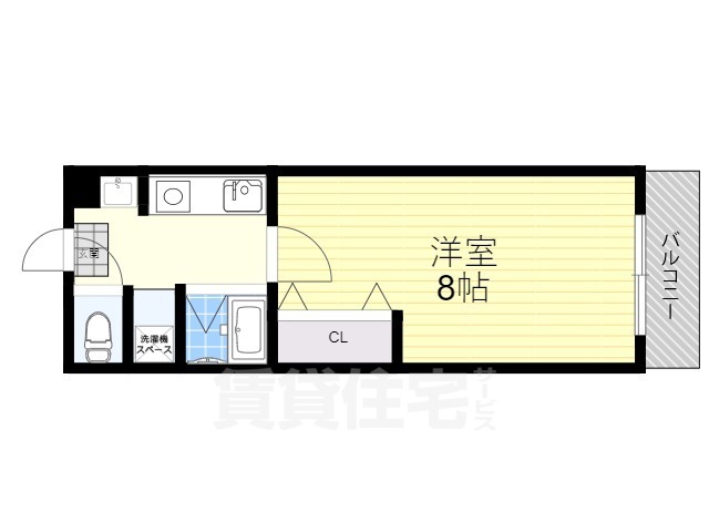 宇治市小倉町のマンションの間取り