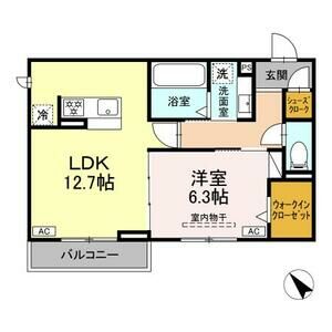 D-ROOM各務原市鵜沼東町PJの間取り