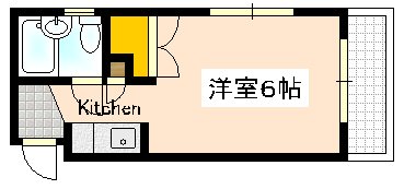 広島市西区庚午中のマンションの間取り