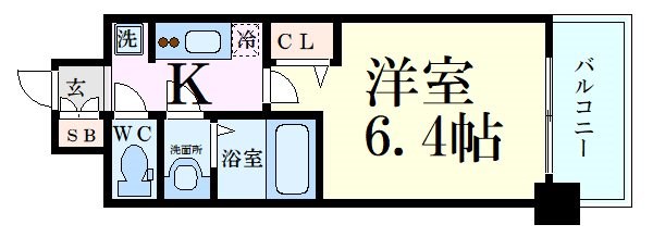 プレサンス新大阪ジェイズの間取り