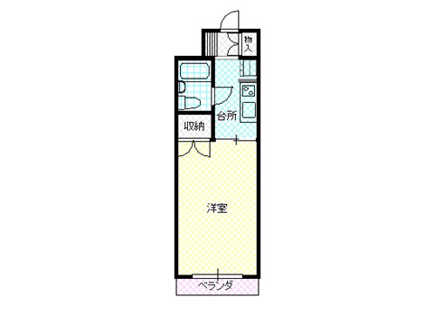 カレッジヒルズの間取り