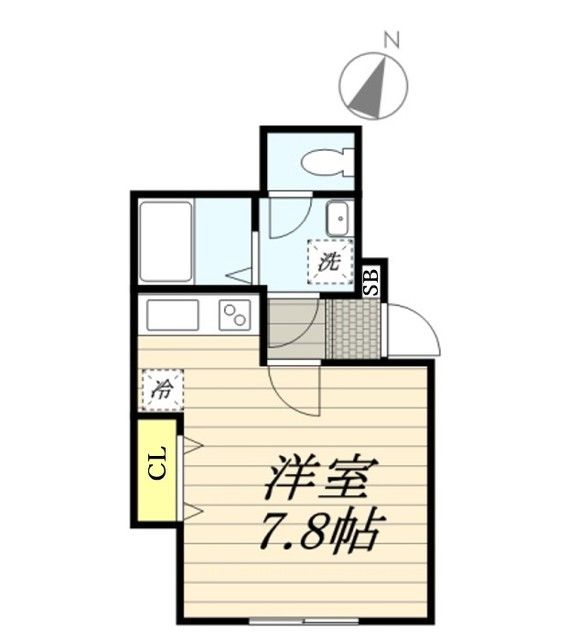 小樽市稲穂のアパートの間取り