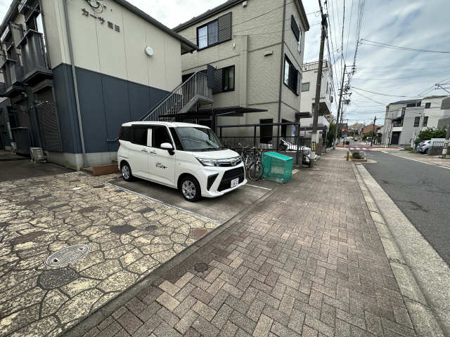 【カーサ前田の駐車場】