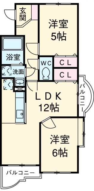 ハンキードリーの間取り