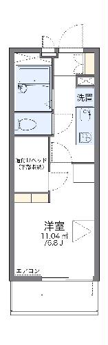 【レオパレスベル　山之手の間取り】