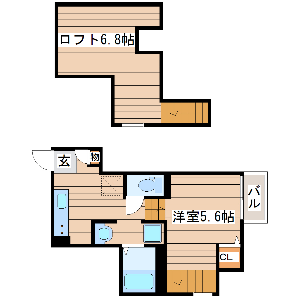 RIZEST富沢の間取り