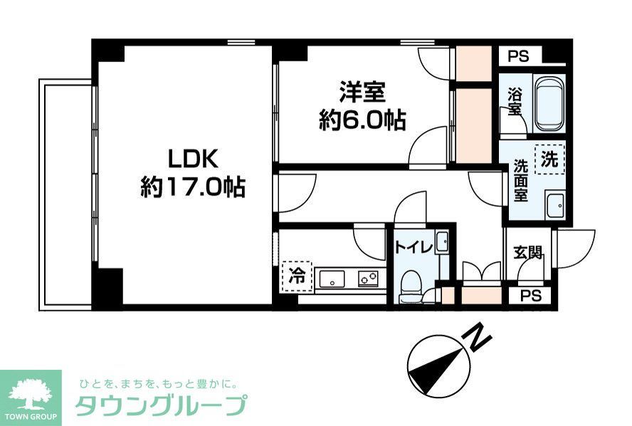 渋谷区神宮前のマンションの間取り