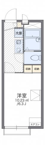 北九州市小倉北区大畠のアパートの間取り