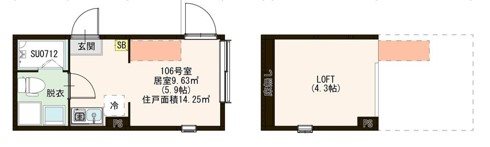 （仮称）西小岩５丁目Ａコーポの間取り