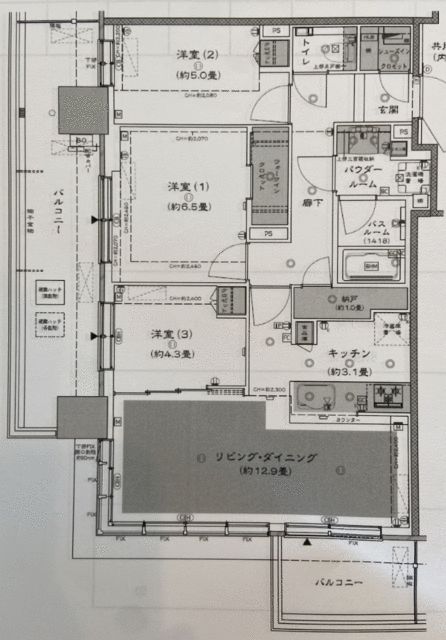 シティタワーズ東京ベイ EAST TOWERの間取り