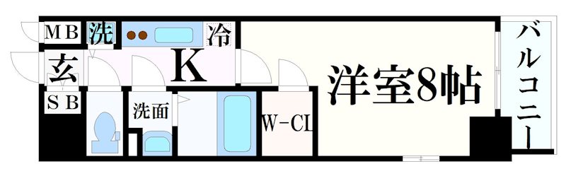 エスリード神戸レジデンスの間取り