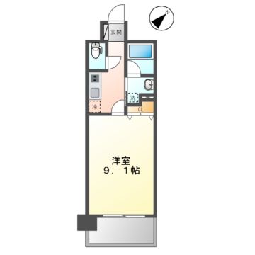 千種アヴァンギャルドプレイスの間取り