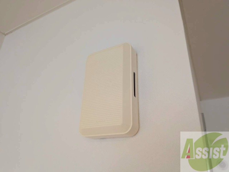 セキュリティ　来客時にはこちらのチャイムが鳴りますよ。