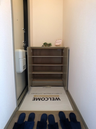 玄関　明るい玄関です