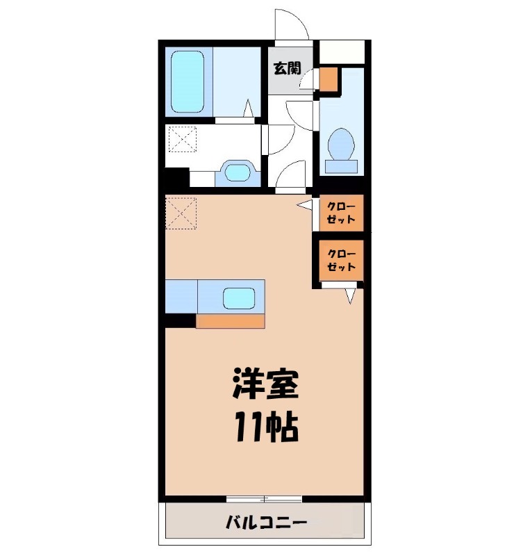 クレールの間取り写真