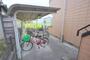 駐車場　あなたの大事な自転車も安心してとめることができますね。