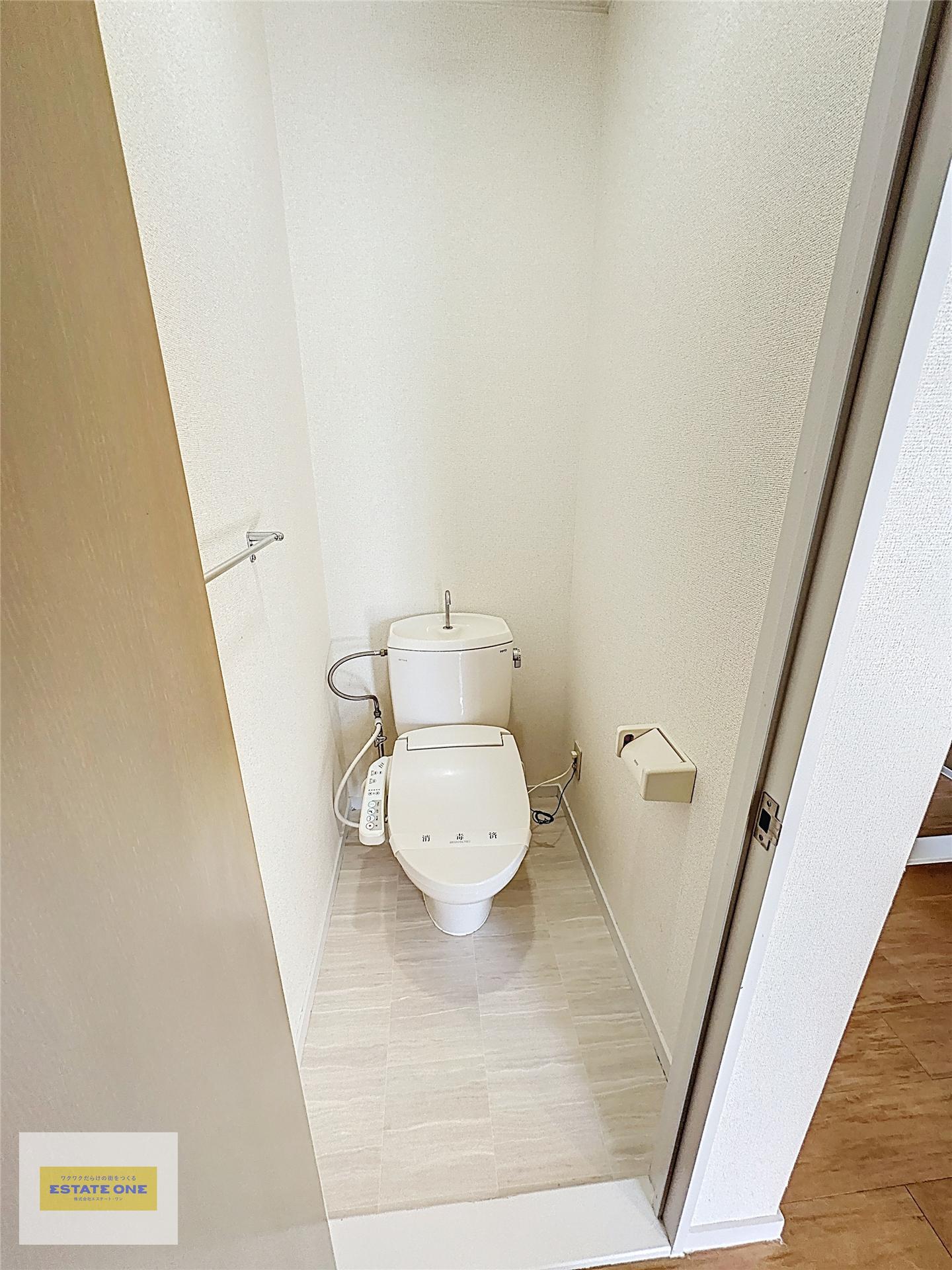 トイレ　ウォシュレット付きのトイレ♪