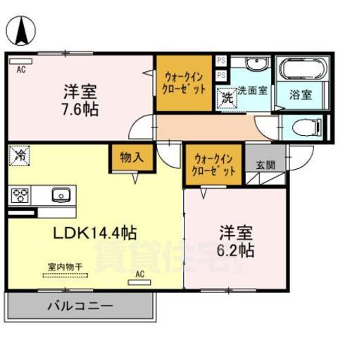 ベル フォレット ノールの間取り写真
