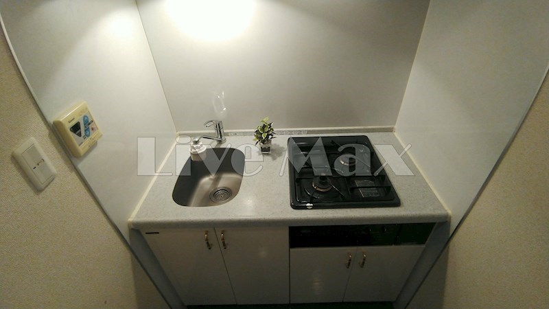 キッチン　★☆家具家電付きマンション☆★家具家電撤去も可能です♪