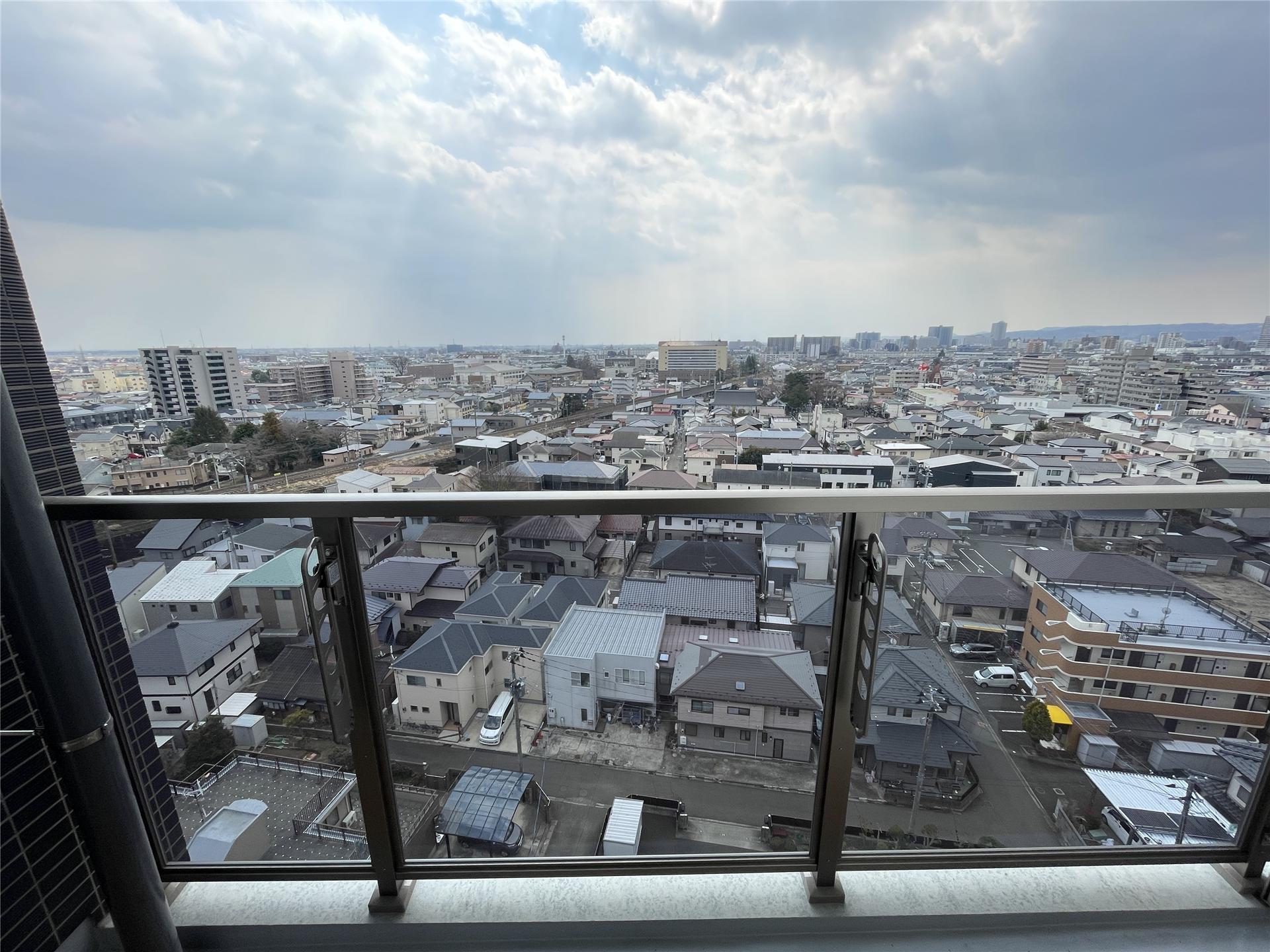 バルコニー　景観の良いバルコニーです