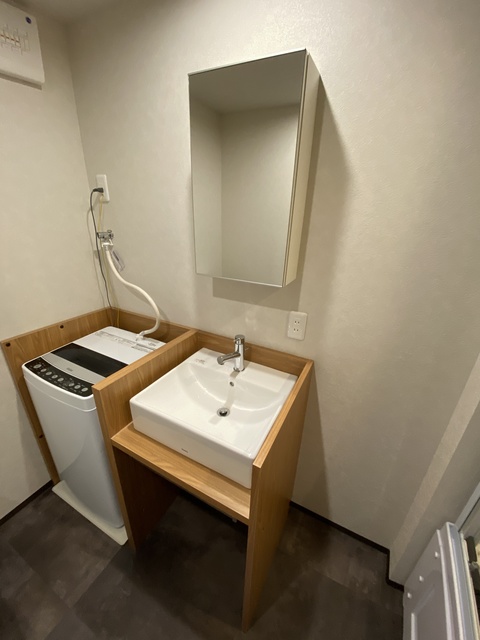 洗面設備　忙しい朝に嬉しい設備。