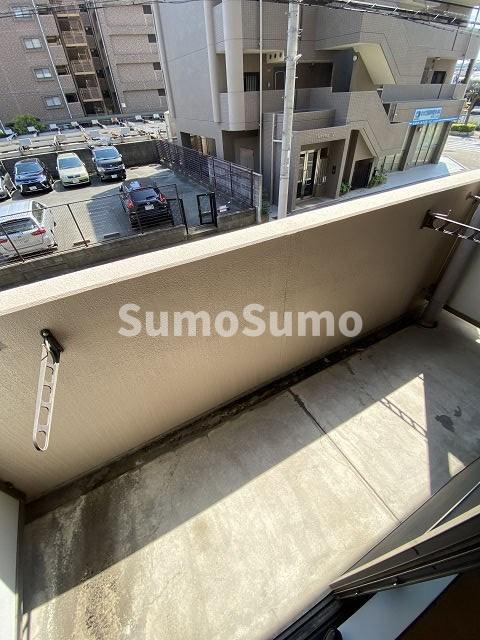 バルコニー　広々としたバルコニーです