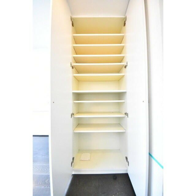 収納　十分な収納スペースがあります