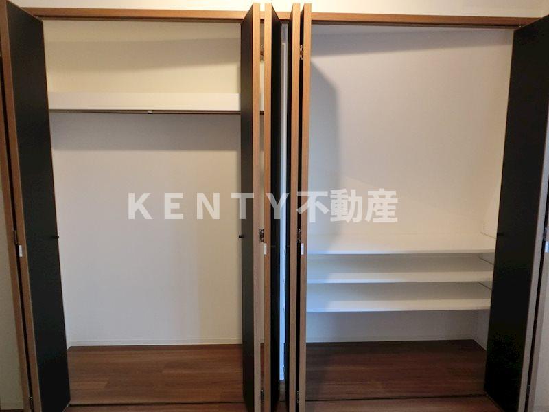 収納　大きなスペースがあり、収納には困りません