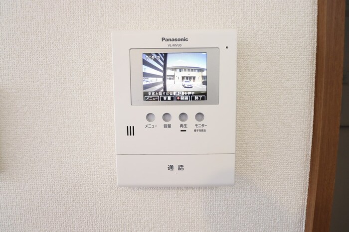 セキュリティ　モニター付きインターホンです