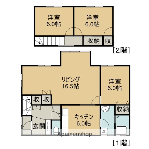 貸家28の間取り写真