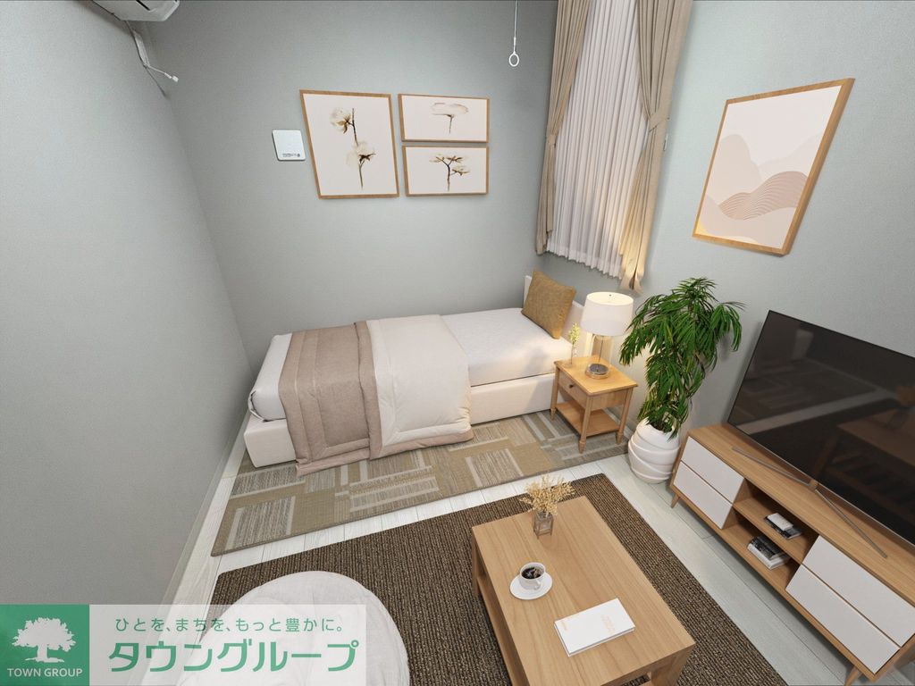 居室・リビング　【家具家電は物件に付帯しません】