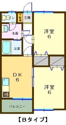VILLA de ジュピタAの間取り写真