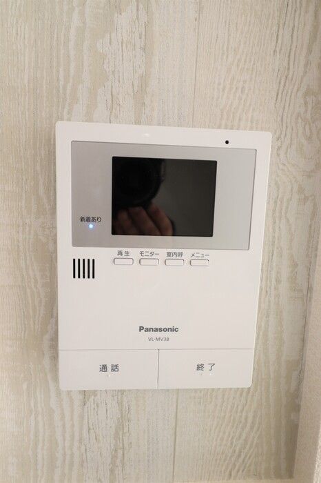 セキュリティ　モニタ付インターホンです。