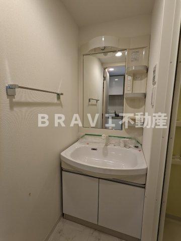 洗面設備　【プレミアムコート谷町4丁目】