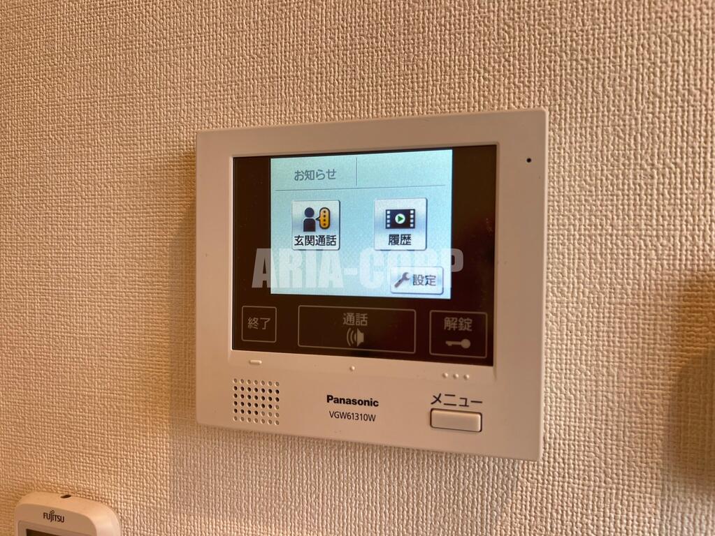 セキュリティ　録画機能付きのTVモニターホン付き♪