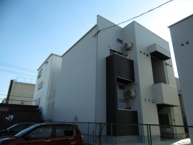 建物外観　敷金・礼金ゼロのデザイナーズマンションです。