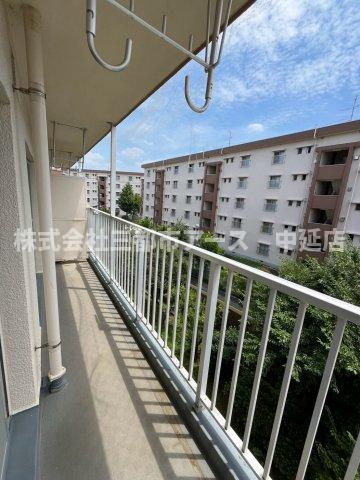 バルコニー　白幡台住宅5号棟