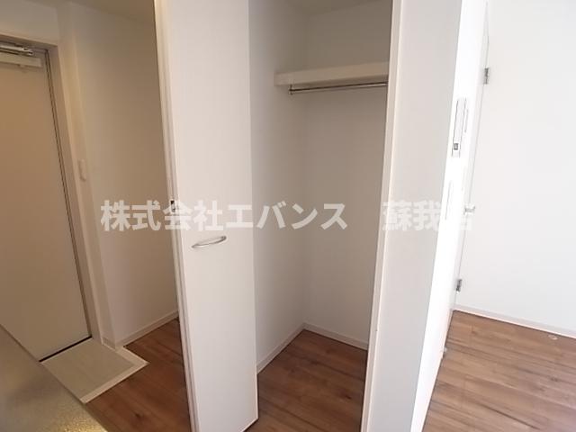収納　たっぷりとした収納スペースです