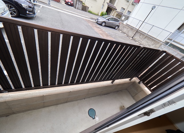 バルコニー　南面テラス
