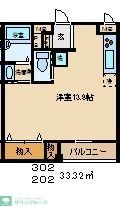 クオリティマンションあら町の間取り写真