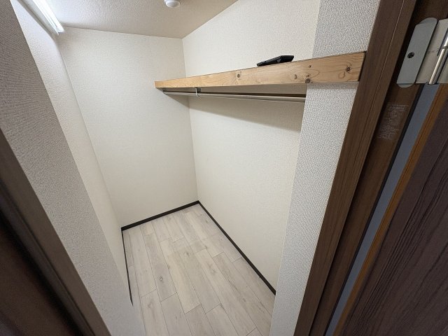 収納　たっぷりとした収納スペースです