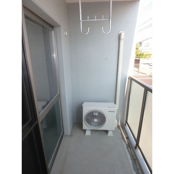 バルコニー　落ち着いた時間を過ごせるバルコニーです