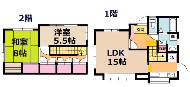 栄町7丁目戸建ての間取り写真