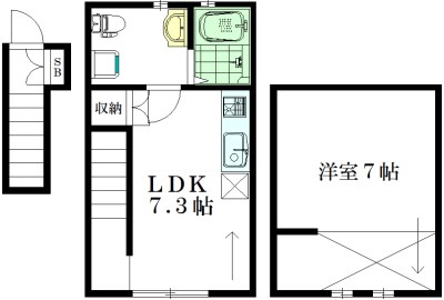 クレアシオン経堂の間取り写真